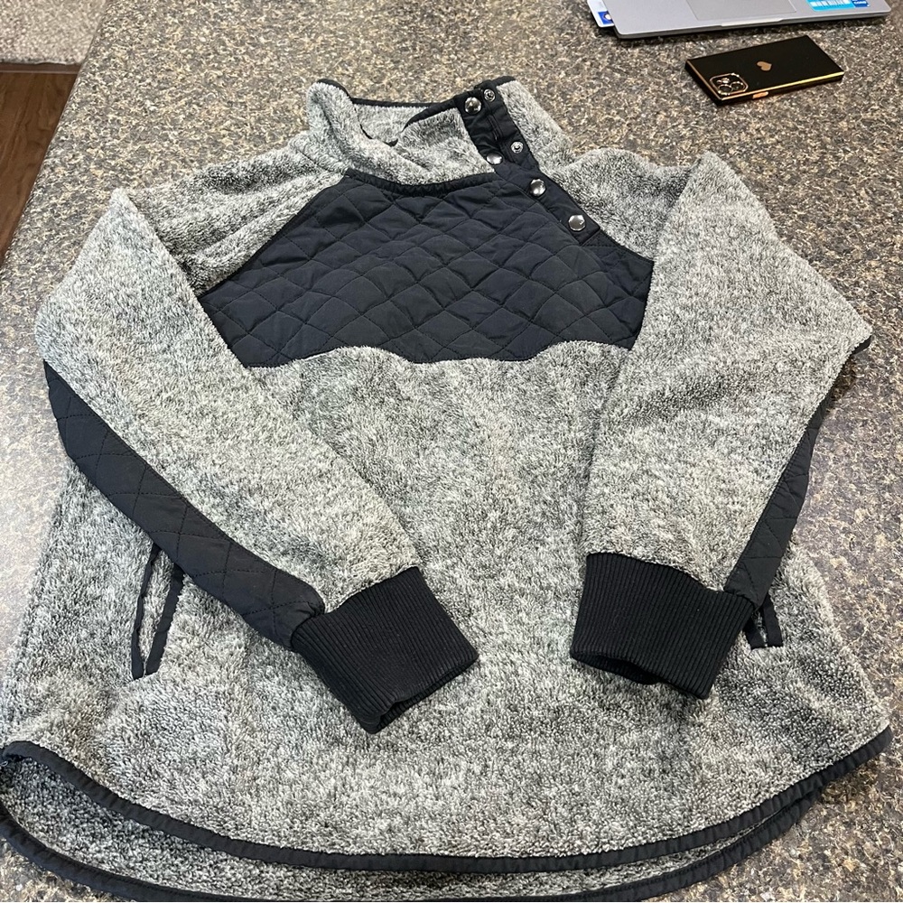 Abercrombie Asymmetrical Fleece